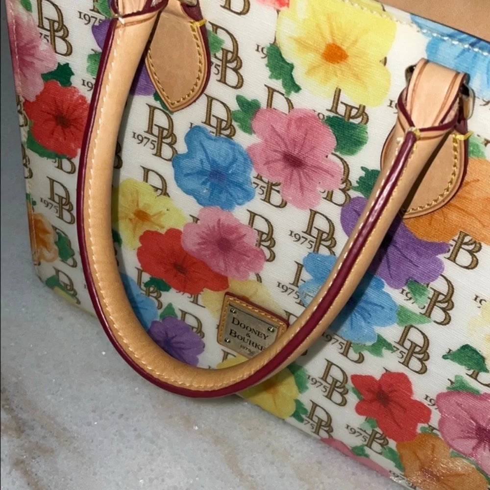 Dooney & Bourke Multicolor Floral Tote - Picture 4 of 17